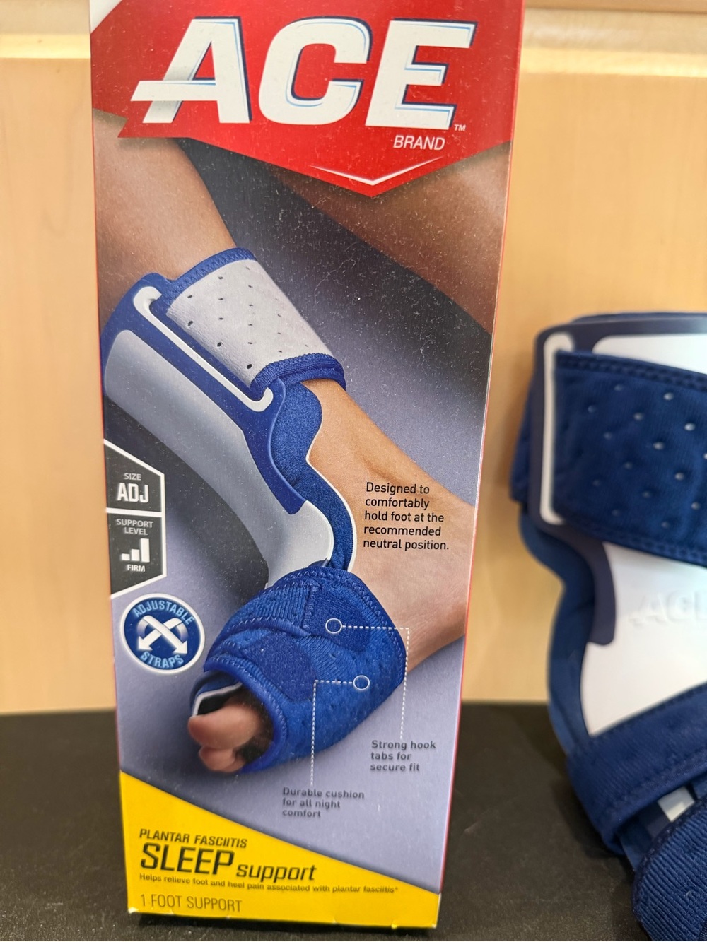 New ACE Brand Navy Blue Plantar Fasciitis Sleep Support